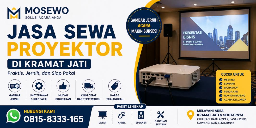 Jasa sewa proyektor di Kramat Jati