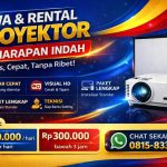 Sewa proyektor di harapan indah mosewo