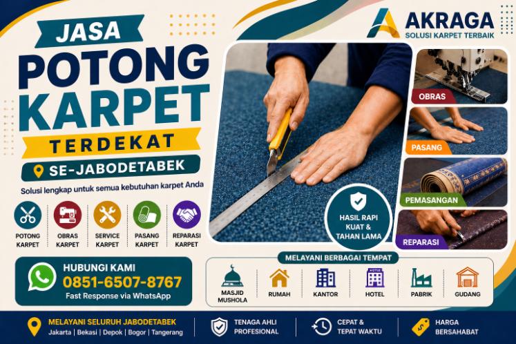 jasa potong karpet terdekat sejabodetabek mosewo