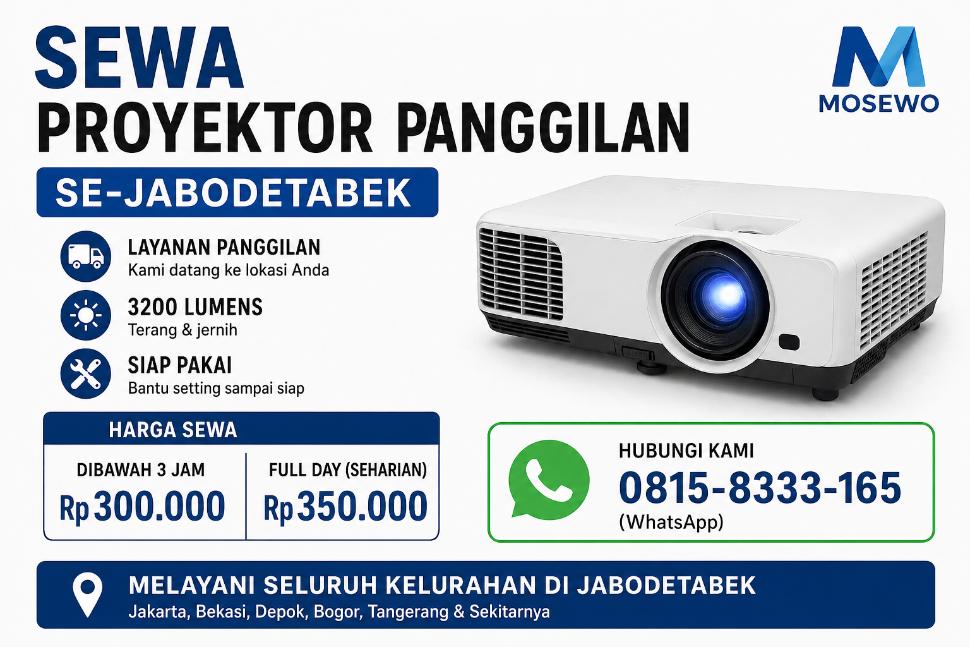 sewa proyektor panggilan mosewo