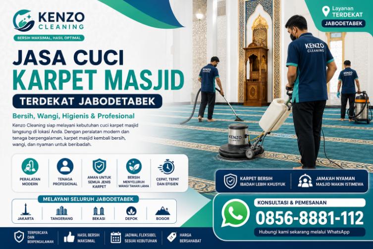 Jasa Cuci Karpet Masjid terdekat mosewo