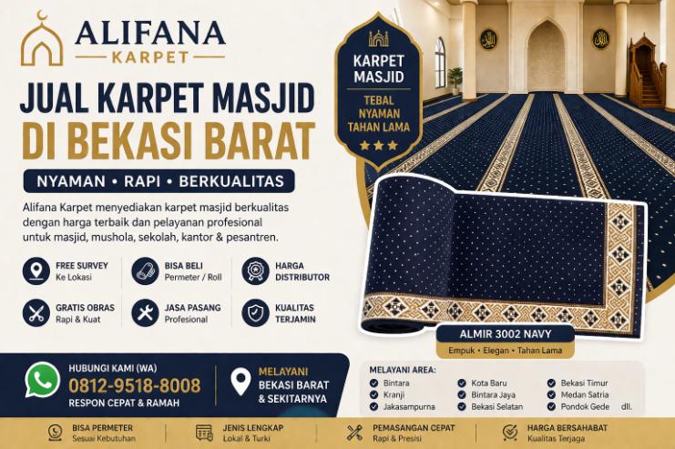 Jual Karpet Masjid Bekasi Barat mosewo
